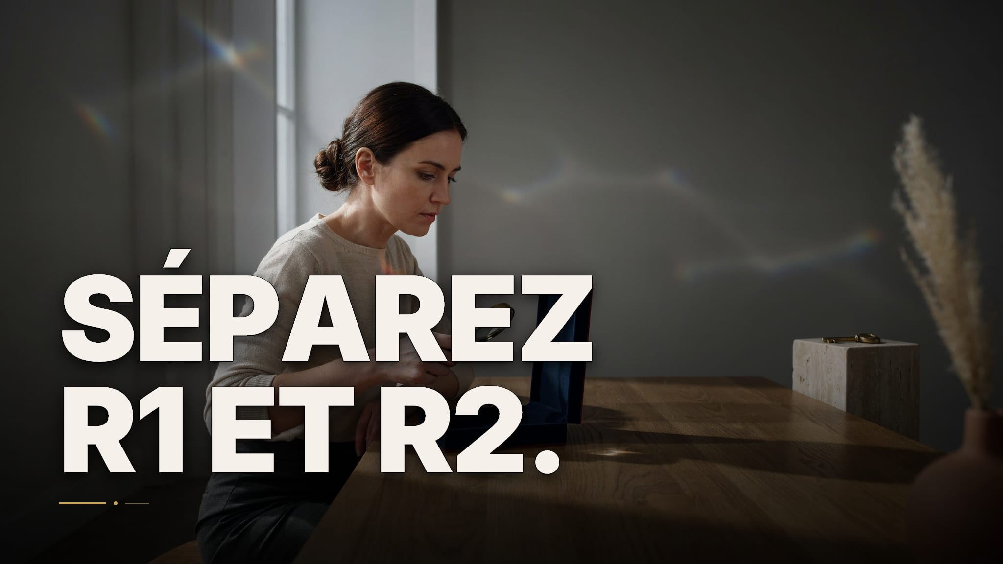 Processus commercial R1-R2 : comment séparer découverte et estimation pour signer