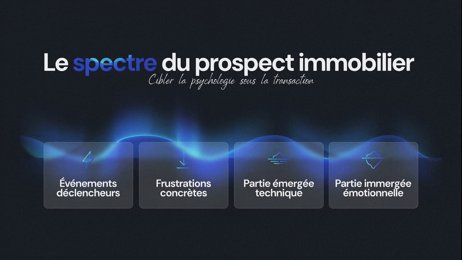 Schéma : Le spectre du prospect immobilier